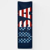 Patriottic USA Outdoor Banner (Verticaal)