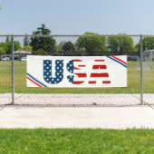 Patriottic USA Outdoor Banner (Insitu)
