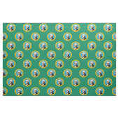 Patriottic Washington State Flag Pattern Stof (Fat Quarter)