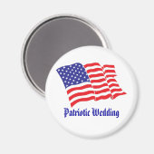 Patriottic Wedding Magneet (Voorkant / Achterkant)