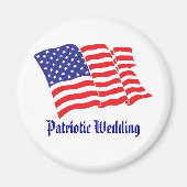 Patriottic Wedding Magneet (Voorkant)