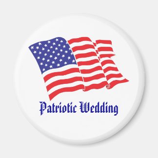 Patriottic Wedding Magneet