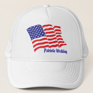 Patriottic Wedding Trucker Pet