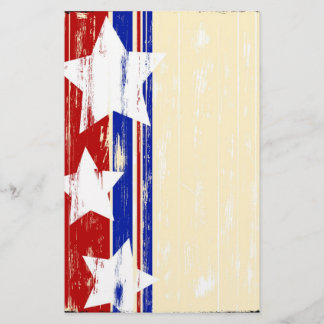 Patriottic Wood Briefpapier