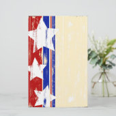 Patriottic Wood Briefpapier (Staand voorkant)