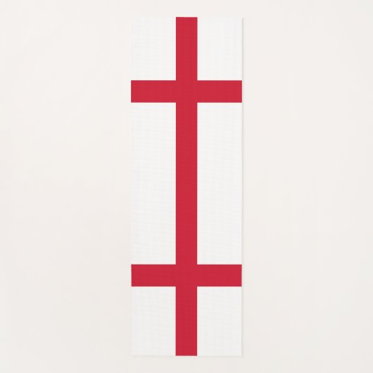 Patriottic Yoga Mats with flag of England, UK Yogamat (Voorkant)