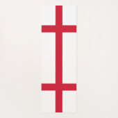Patriottic Yoga Mats with flag of England, UK Yogamat (Achterkant)