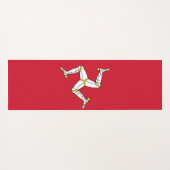 Patriottic Yoga Mats with Isle of Man flag, VK Yogamat (Achterkant (horizontaal))