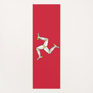 Patriottic Yoga Mats with Isle of Man flag, VK Yogamat