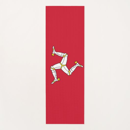 Patriottic Yoga Mats with Isle of Man flag, VK Yogamat (Voorkant)