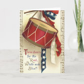  patriotticum, drums met Kaart van muzieknoten (Voorkant)