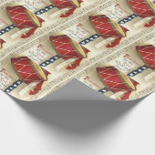  patriotticum, drums met muzieknotities cadeaupapier (Hoek)