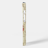 patriotticum, drums met muzieknotities Case-Mate iPhone case (Achterkant / Links)