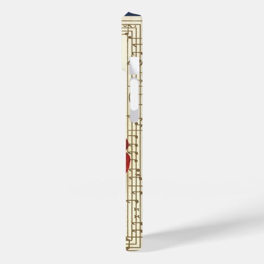  patriotticum, drums met muzieknotities Case-Mate iPhone case (Achterkant / Links)