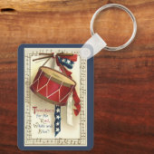 patriotticum, drums met muzieknotities sleutelhanger (Achterkant)