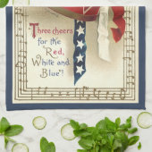  patriotticum, drums met muzieknotities theedoek (Gevouwen)