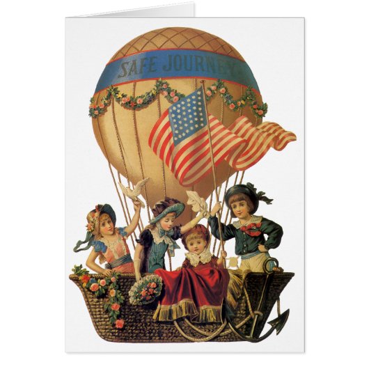 patriotticum, kinderen in een luchtballon (Voorkant)
