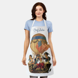  patriotticum, kinderen in een luchtballon schort