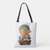  patriotticum, kinderen in een luchtballon tote bag (Achterkant)