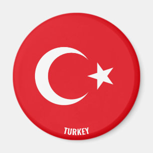 Patriotticum voor de vlag van Turkije Magneet