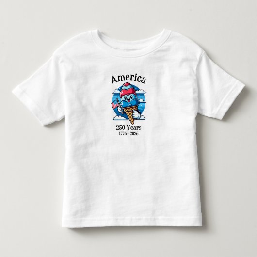 Patriottiek Ijs 250 Jaar Kinder Shirts (Voorkant)