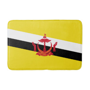 Patriottieke badmat met vlag van Brunei