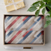 Patriottieke geschilderde planken tissuepapier (Geschenk)
