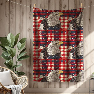 Patriottieke thuisbdekend Eagle Spirit voor de VS Fleece Deken