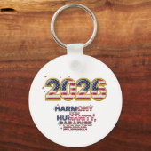 Patriottieke Vredesticker Sleutelhanger (Voorkant)