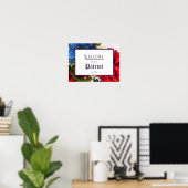 Patriottieke Welkomstbord Poster (Thuiskantoor)