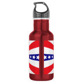 Patriottieke Zonneknal Waterfles (Achterkant)