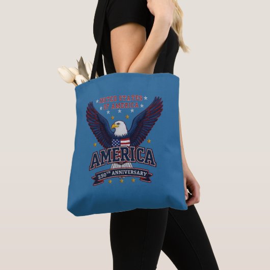 Patriottisch 1776 2026 VS Viering Cadeau Tote Bag (Dichtbij)