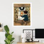  Patriottisch 1918 Art Print Poster (Thuiskantoor)