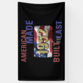 Patriottisch 1952 70e verjaardag spandoek (Verticaal)