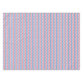 Patriottisch 2016-democratische Donkerstrips Tafelkleed (Voorkant (Horizontaal))