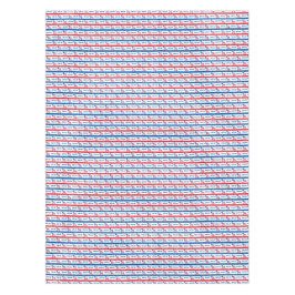 Patriottisch 2016-democratische Donkerstrips Tafelkleed