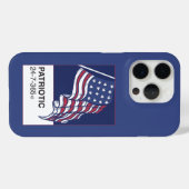 Patriottisch 24/7/365 Case-Mate iPhone case (Achterkant (horizontaal))