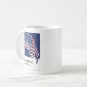 Patriottisch 24/7/365 koffiemok (Voorkant links)