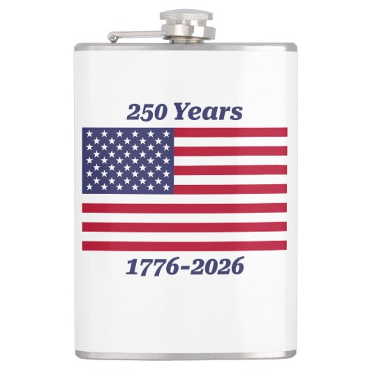 Patriottisch 250 Jaar 1776-2026 Heupfles (Voorkant)