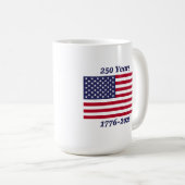 Patriottisch 250 Jaar 1776-2026 Koffiemok (Voorkant rechts)