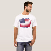 Patriottisch 250 Jaar 1776-2026 T-shirt (Voorkant volledig)