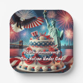 Patriottisch 250ste Jubileum, Verenigde Staten Ver Papieren Bordje (Voorkant)