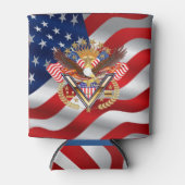 Patriottisch 2 Zelfde Design Blikjeskoeler (Voorkant)