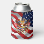 Patriottisch 2 Zelfde Design Blikjeskoeler (Blikje Achterkant)