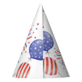 Patriottisch 4 juli 1 Verjaardag Feesthoedjes (Achterkant)