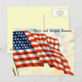 Patriottisch 4 juli Briefkaart (Voorkant / Achterkant)
