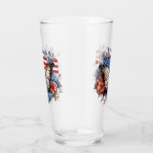 Patriottisch 4 juli glas (Rechts)