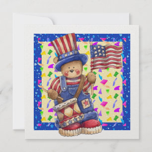 Patriottisch - 4 juli - Onafhankelijkheidsdag ! SR Kaart