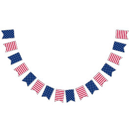 Patriottisch 4 juli Rood White Blue Party Banner