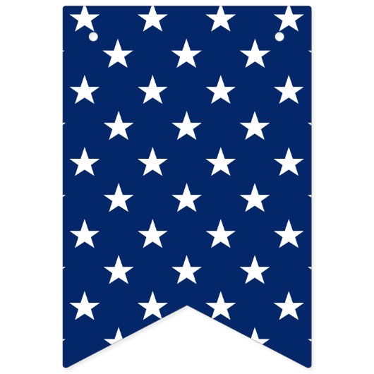 Patriottisch 4 juli Rood White Blue Party Banner (Eerste vlag)